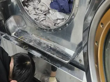 송도 미용실 세탁 작업