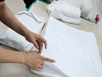 수원 연수원·기숙사 세탁 작업